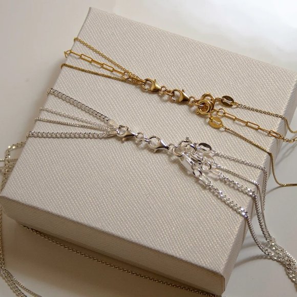 Layered Necklace Clasp, 14K Gold Filled Multistrand Separator Detangler - Picture 8 of 9